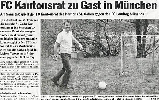 FC Kantonsrat zu Gast in München