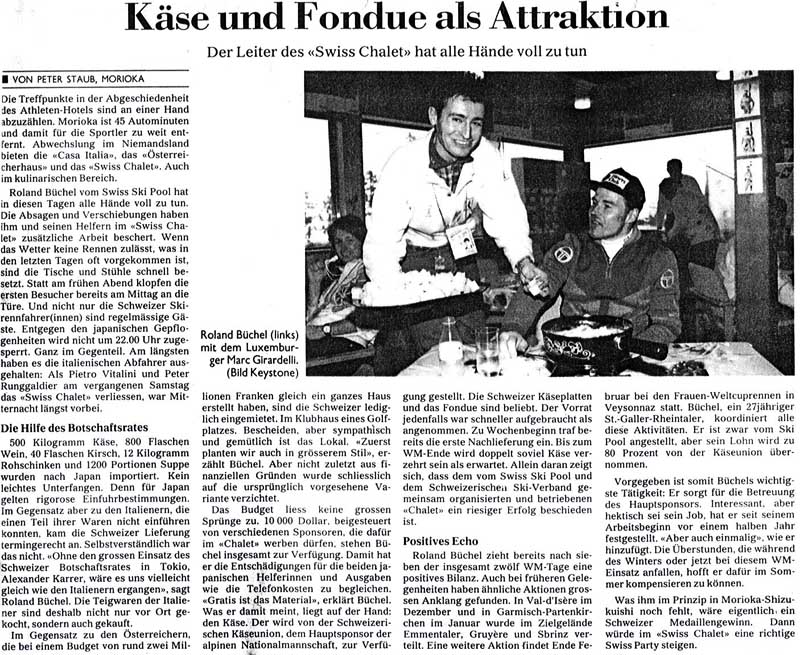 Käse und Fondue als Attraktion