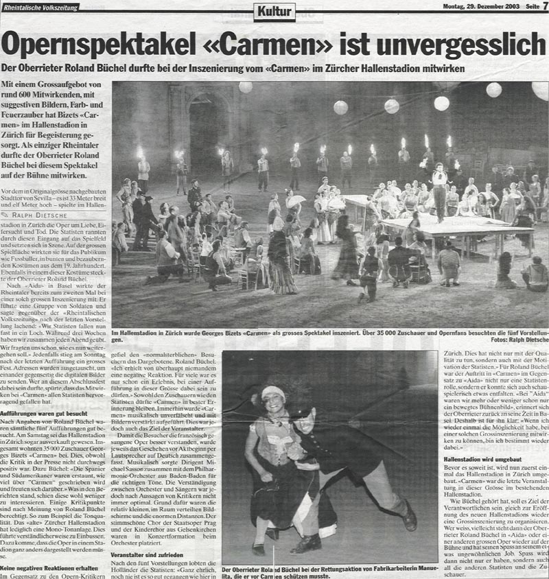 Opernspektakel Carmen ist unvergessslich