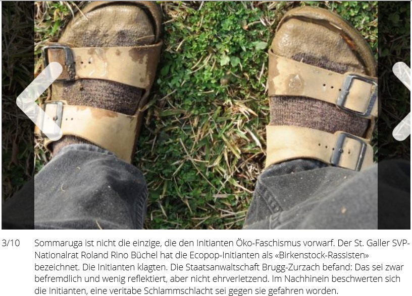 Handelszeitung: Birkenstock-Rassisten